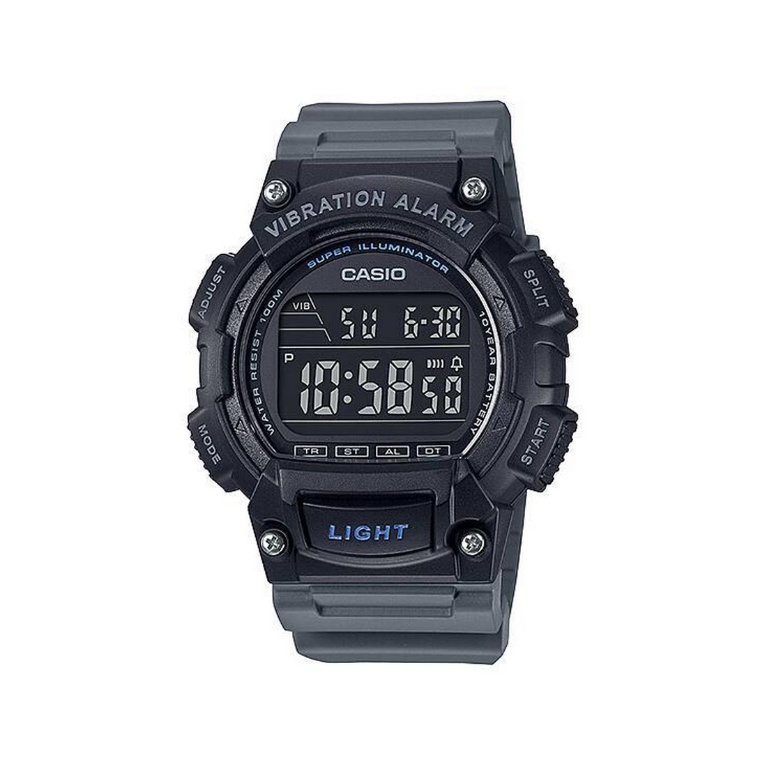 Đồng Hồ Casio W-736H-8Bv Nam Đen