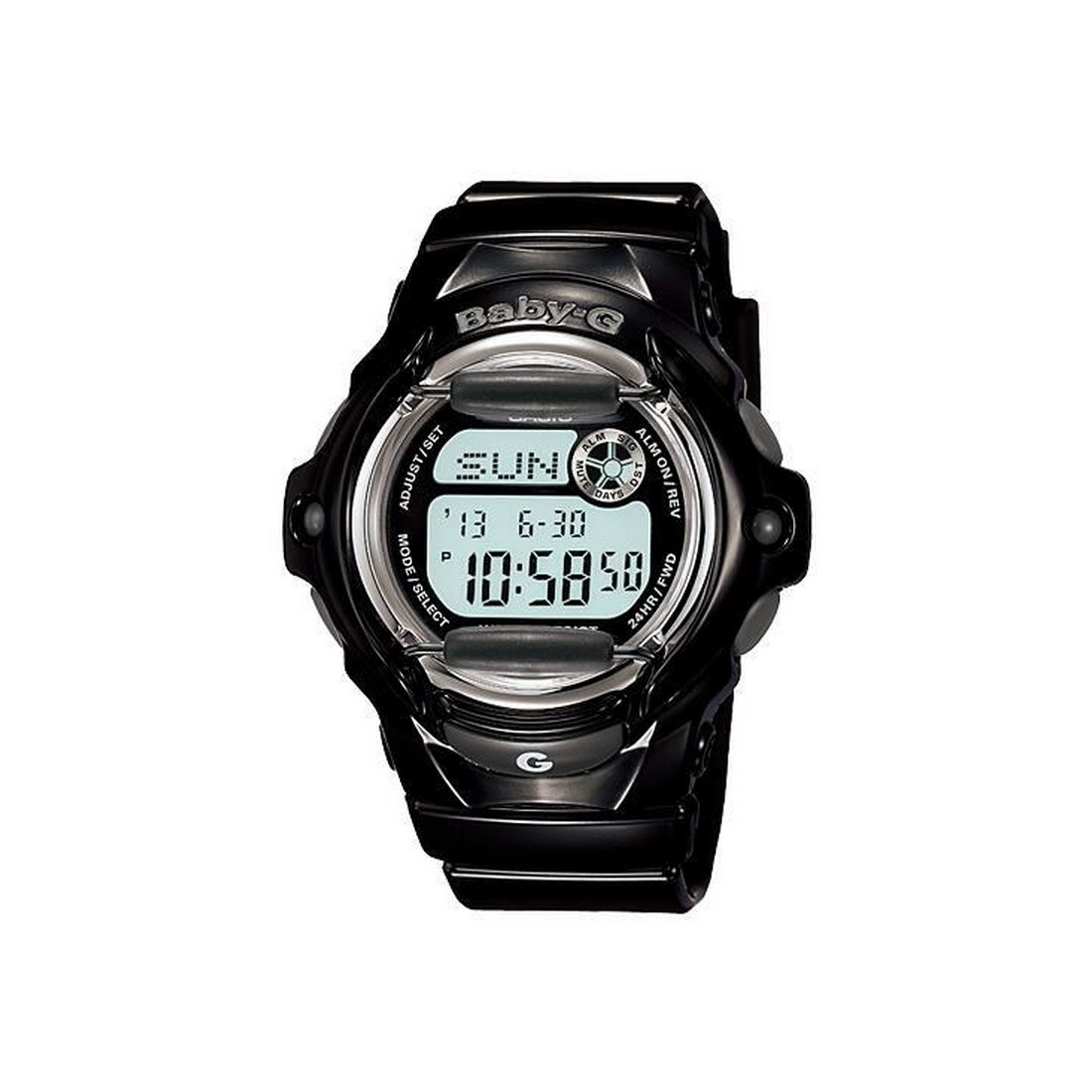 Đồng Hồ Casio Bg-169R-1 Nữ Đen