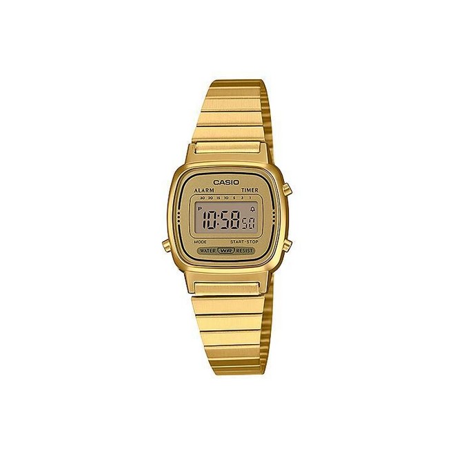 Đồng Hồ Casio La670Wga-9 Nữ Vàng