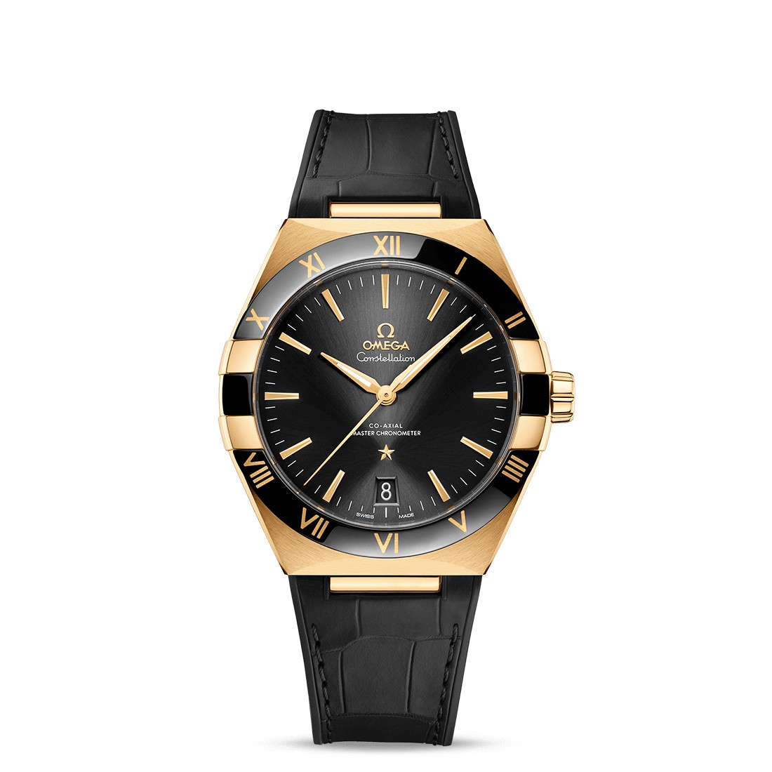 Đồng Hồ Omega Constellation Co‑Axial Master Chronometer 41 mm Nam Đen Vàng