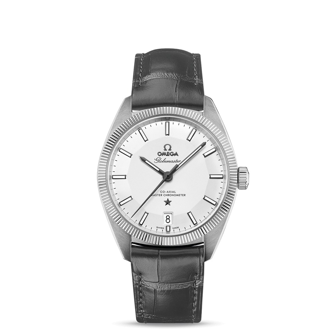 Đồng Hồ Omega Globemaster Co‑Axial Master Chronometer 39 mm Nam Trắng Đen