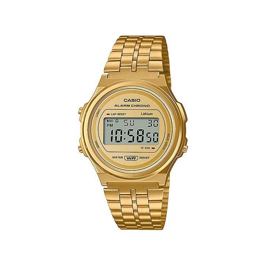 Đồng Hồ Casio A171Weg-9A Nam Vàng