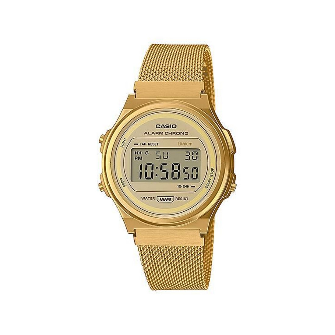 Đồng Hồ Casio A171Wemg-9A Nam Vàng