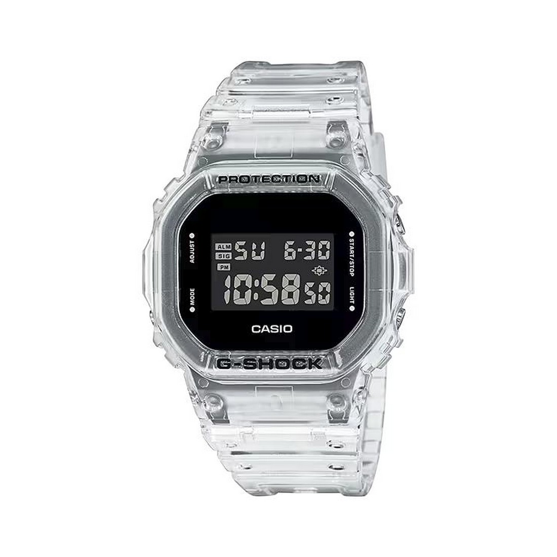 Đồng Hồ Casio Dw-5600Ske-7 Nam Trong Suốt Đen