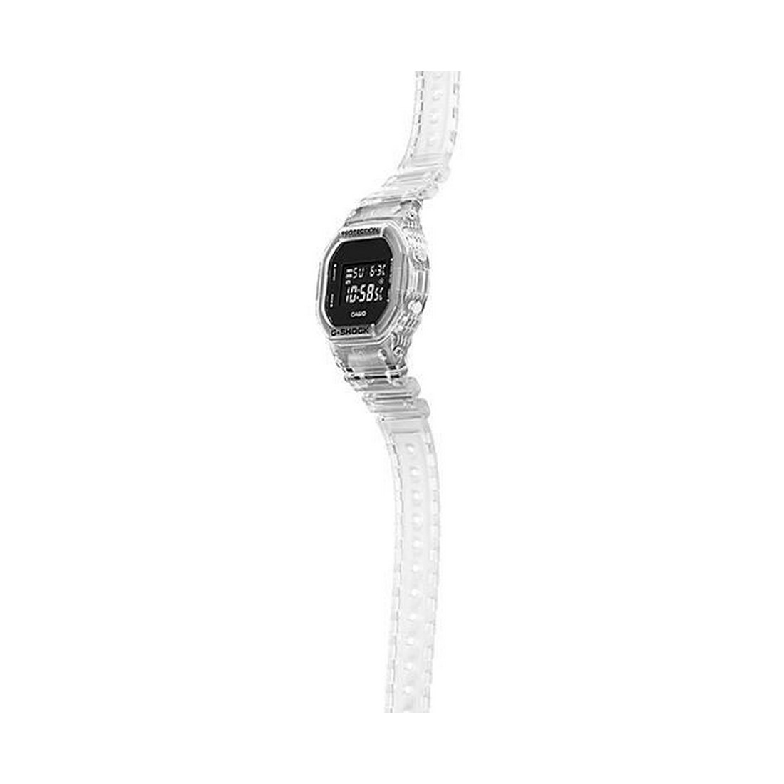 Đồng Hồ Casio Dw-5600Ske-7 Nam Trong Suốt Đen