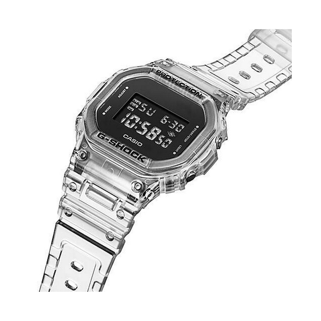 Đồng Hồ Casio Dw-5600Ske-7 Nam Trong Suốt Đen