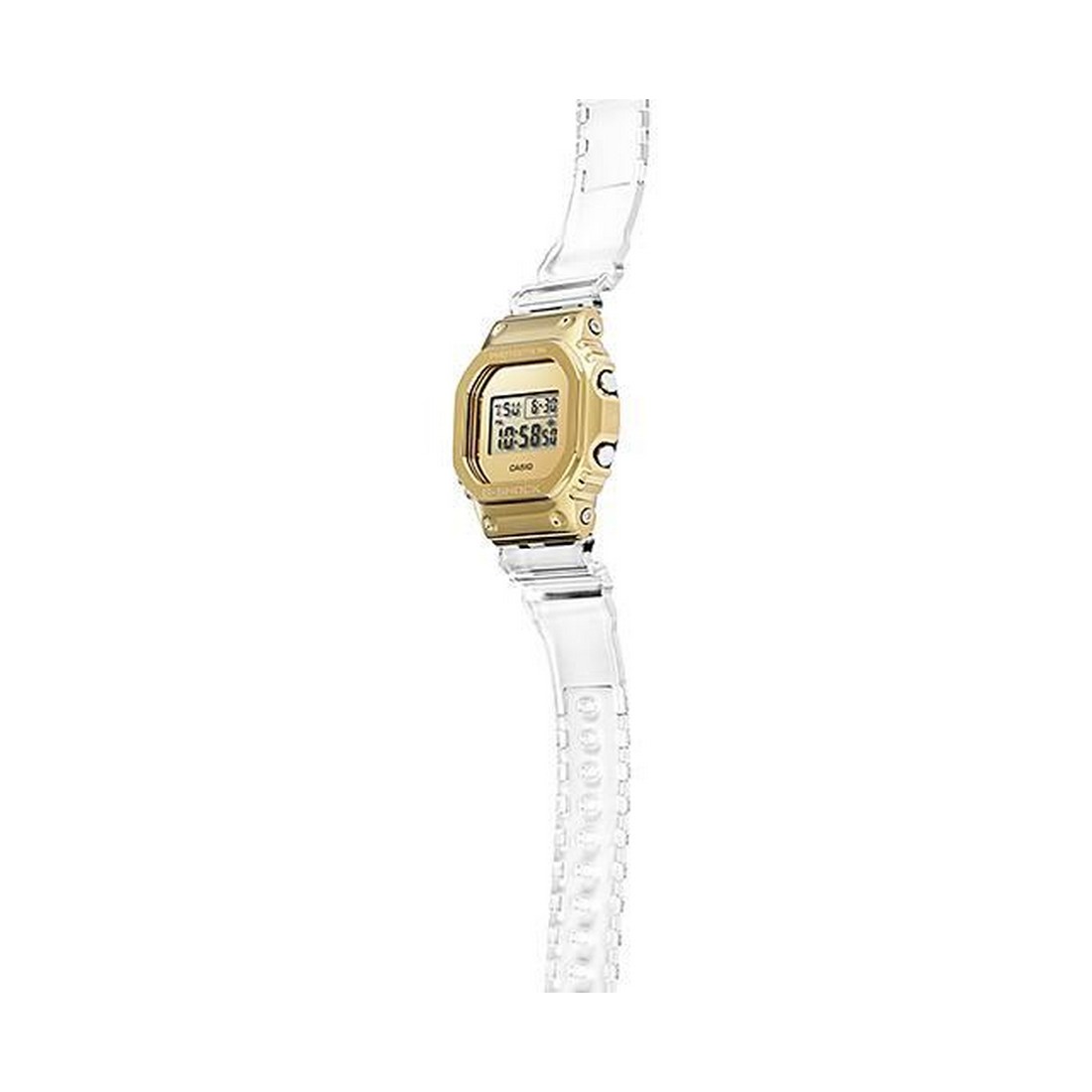 Đồng Hồ Casio Gm-5600Sg-9 Nam Trong Suốt Vàng