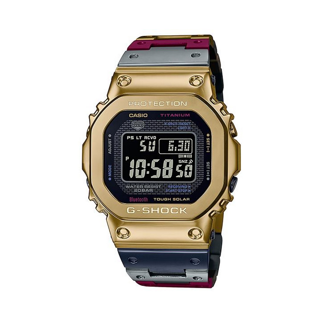 Đồng Hồ Casio Gmw-B5000Tr-9 Nam Đen Vàng