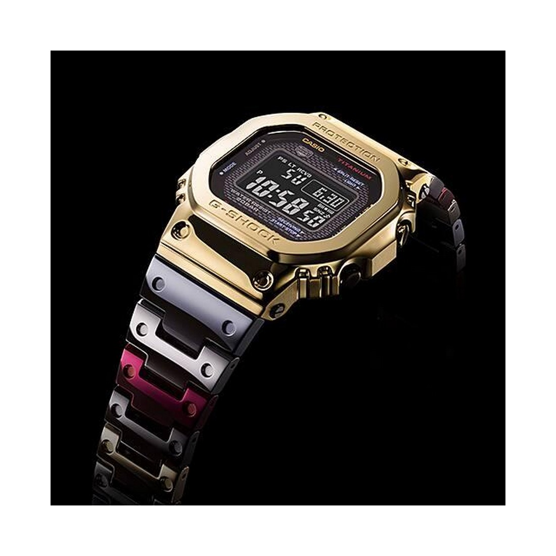 Đồng Hồ Casio Gmw-B5000Tr-9 Nam Đen Vàng