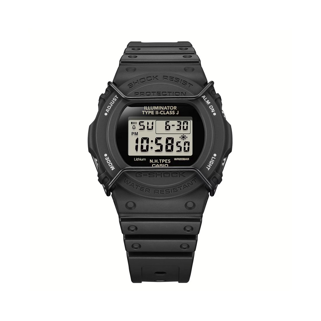 Đồng Hồ Casio Dw-5700Nh-1 Nam Đen