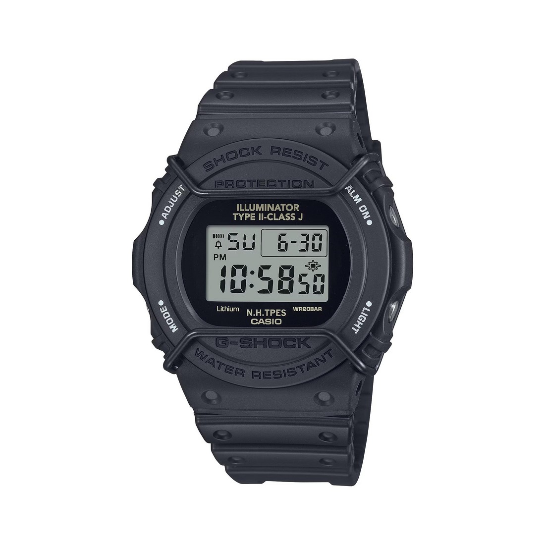 Đồng Hồ Casio Dw-5700Nh-1 Nam Đen