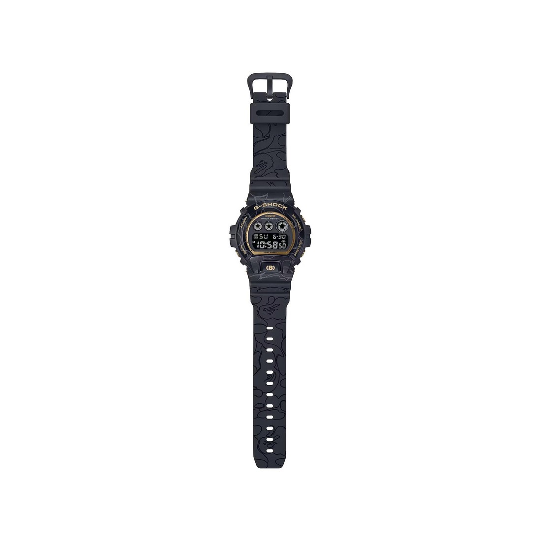 Đồng Hồ Casio Gm-6900Bape-1 Nam Đen Vàng