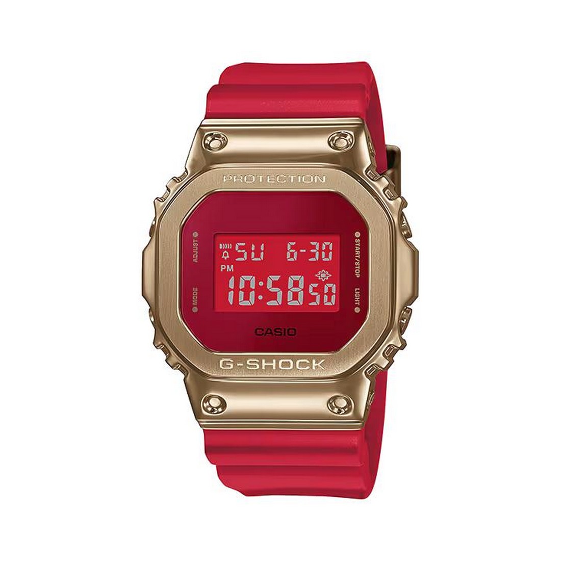 Đồng Hồ Casio Gm-5600Cx-4 Nam Đỏ Vàng