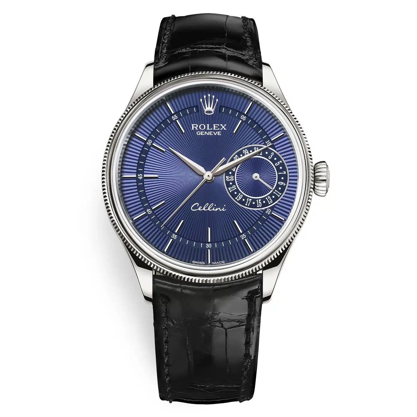 Đồng Hồ Rolex Cellini Date 50519 39mm Nam Xanh Đen