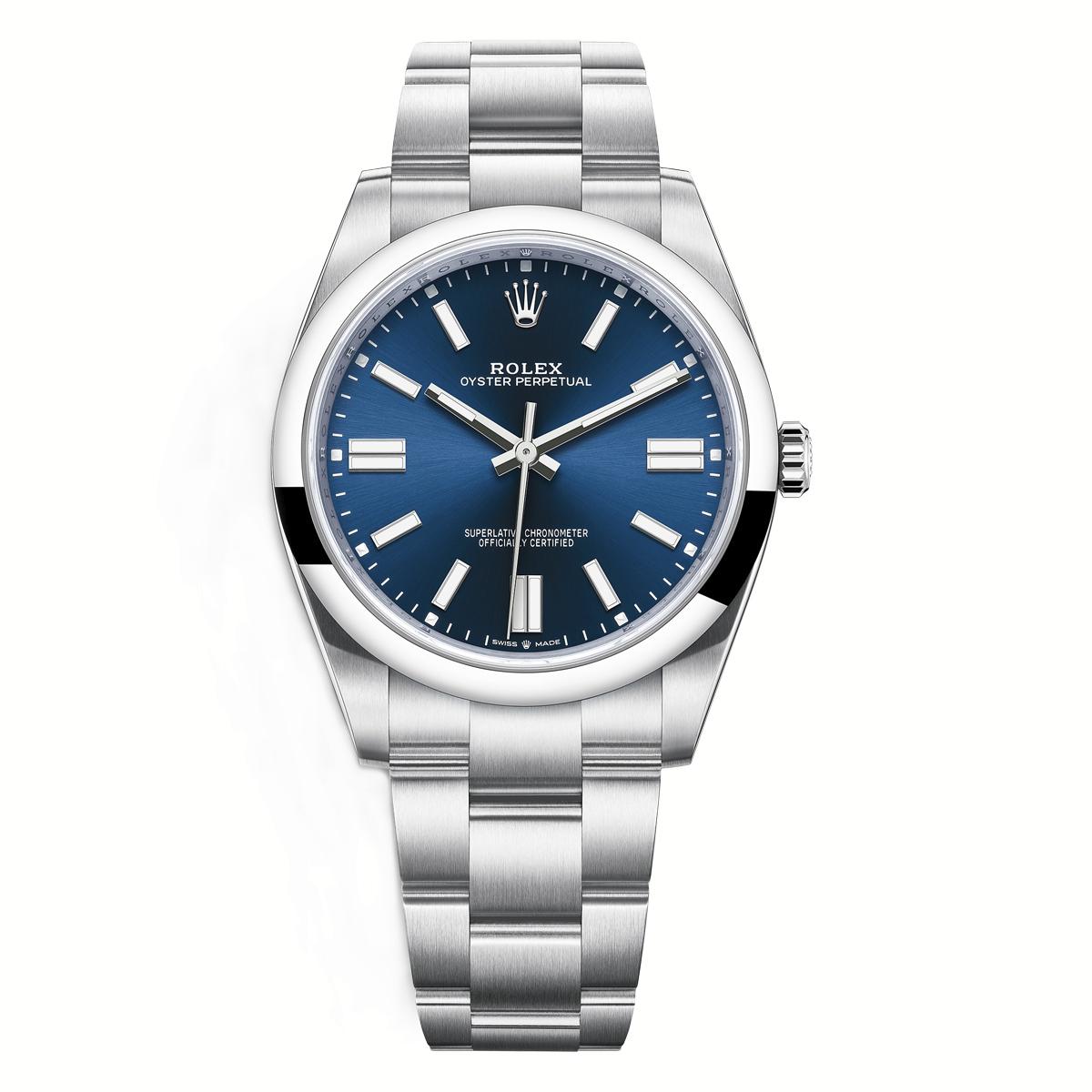 Đồng Hồ Rolex Oyster Perpetual 124300 Index Dial 41mm Nam Xám Xanh