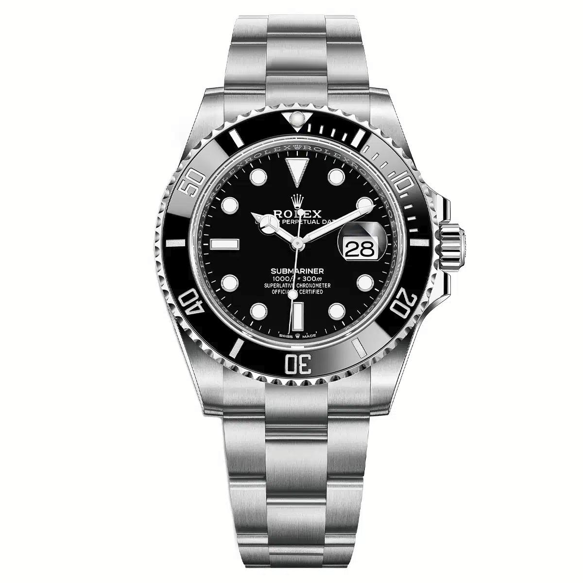 Đồng Hồ Rolex Submariner Date 126610Ln 41mm Nam Đen Xám