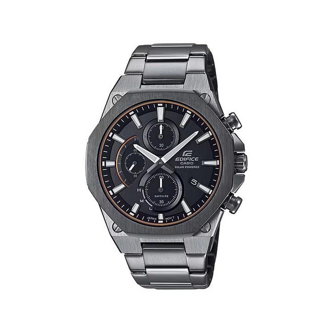 Đồng Hồ Casio Efs-S570Dc-1A Nam Đen Xám Đậm