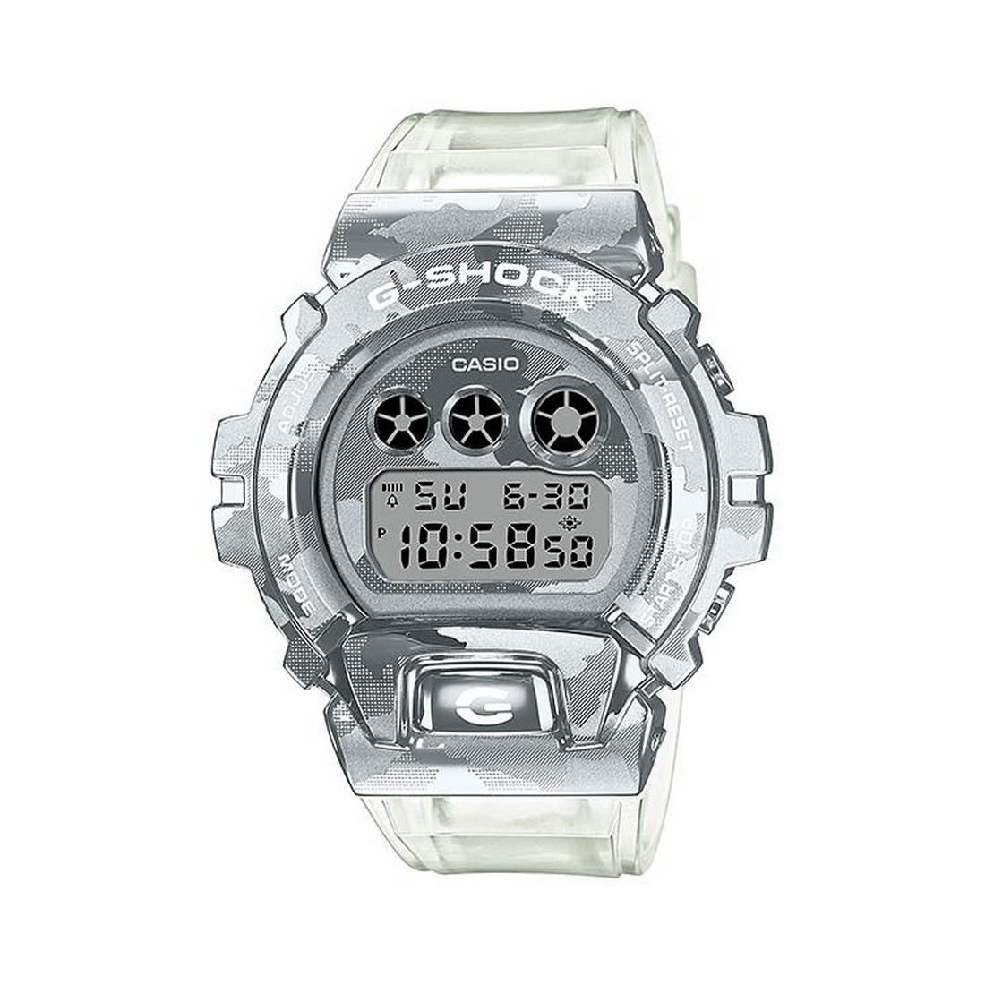 Đồng Hồ Casio Gm-6900Scm-1 Nam Xám Trong Suốt