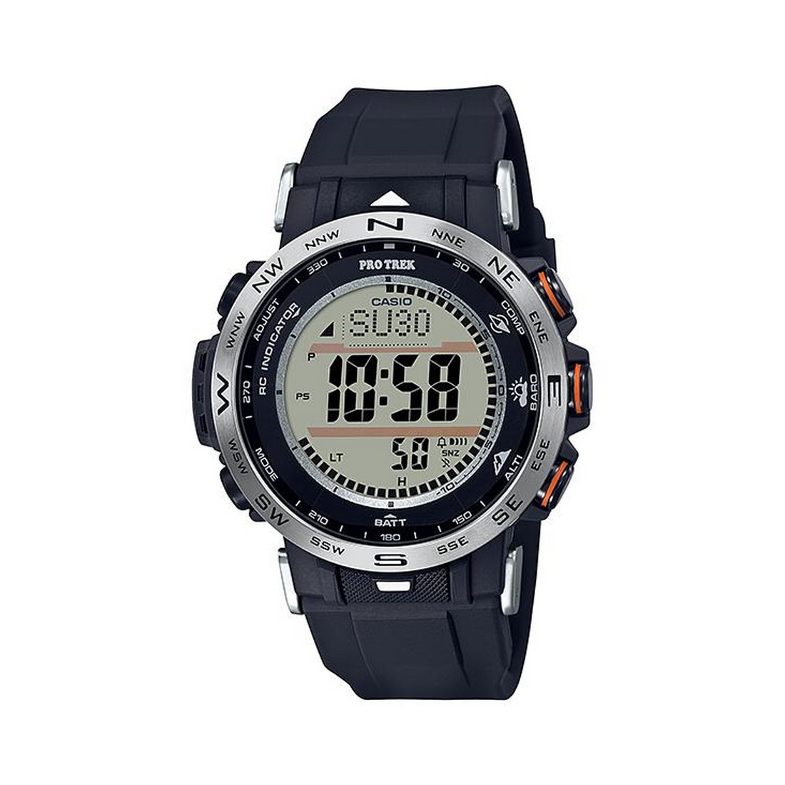 Đồng Hồ Casio Prw-30-1A Nam Đen Xám