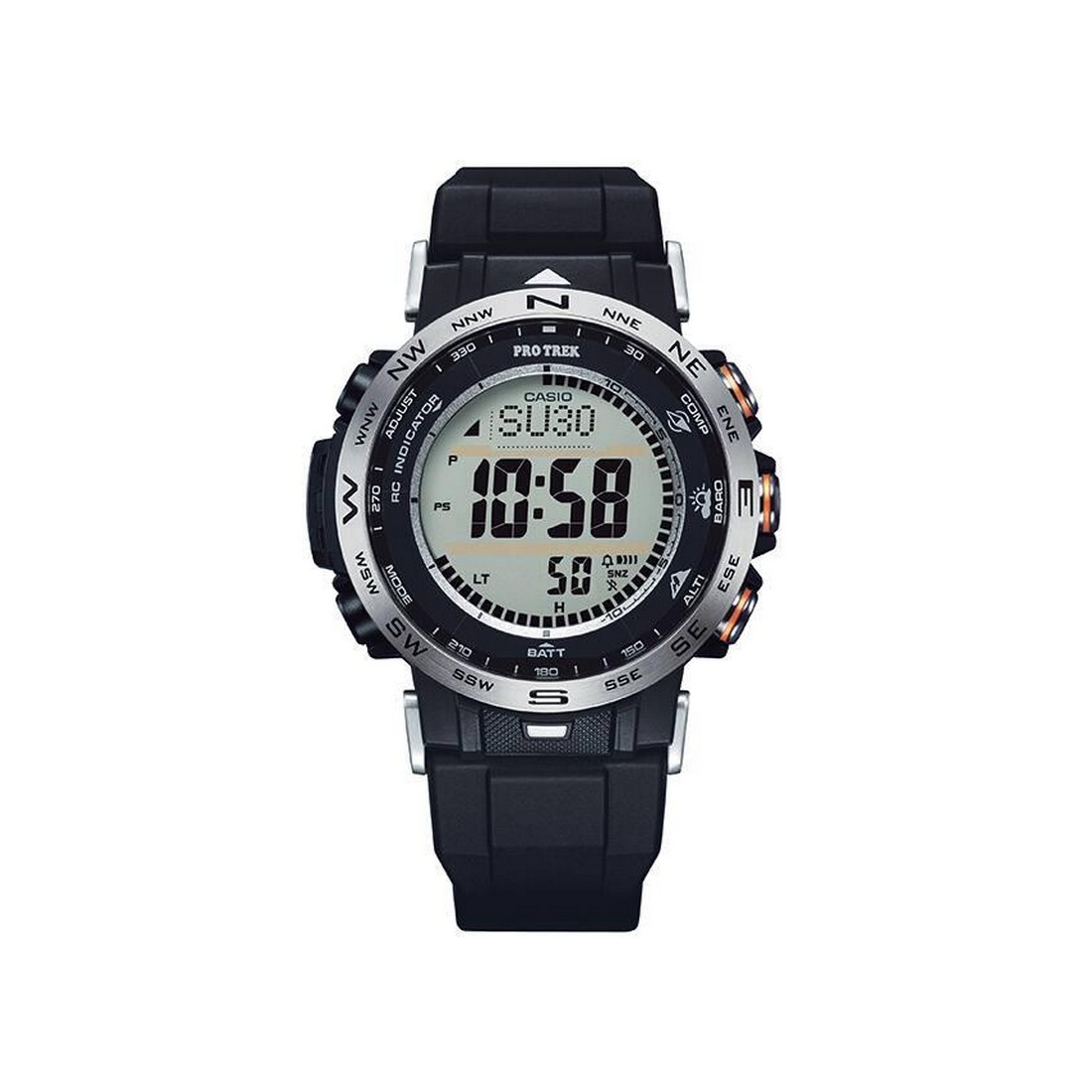 Đồng Hồ Casio Prw-30-1A Nam Đen Xám