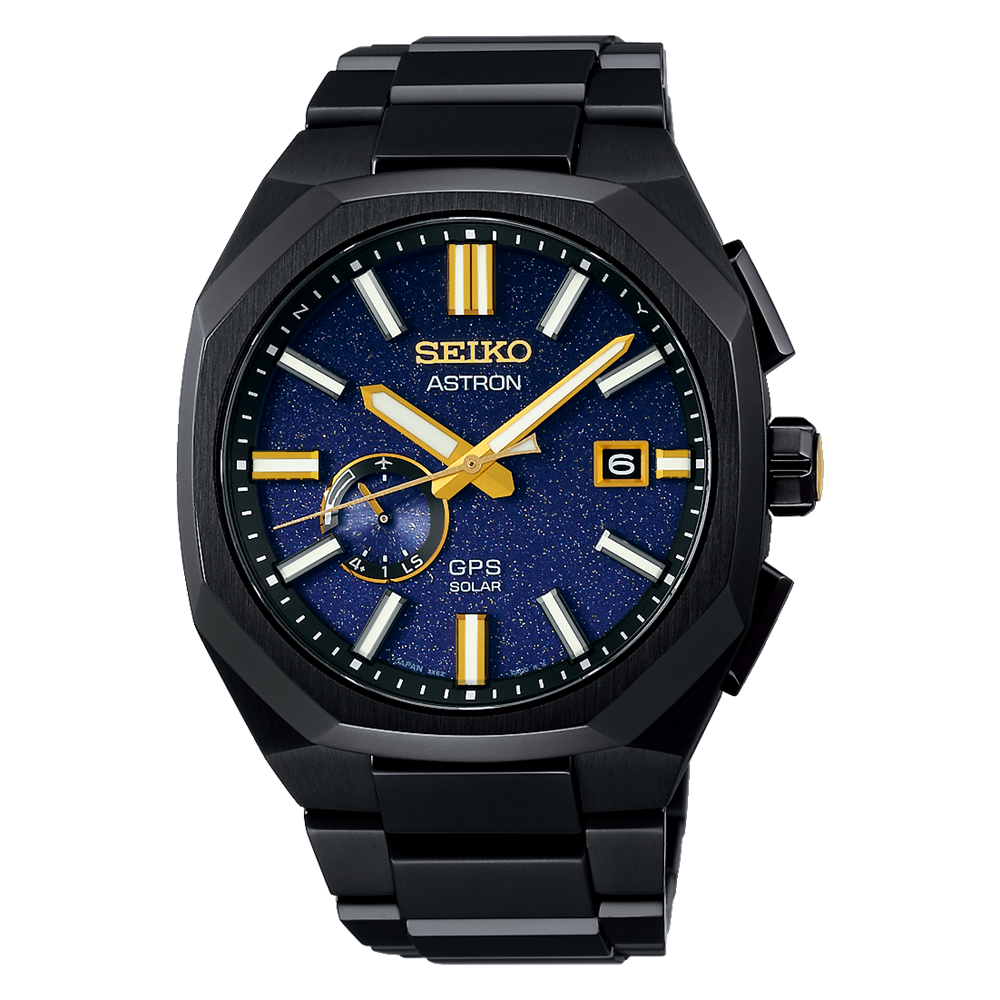 Đồng Hồ Seiko Astron SSJ021 Nam Đen Xanh