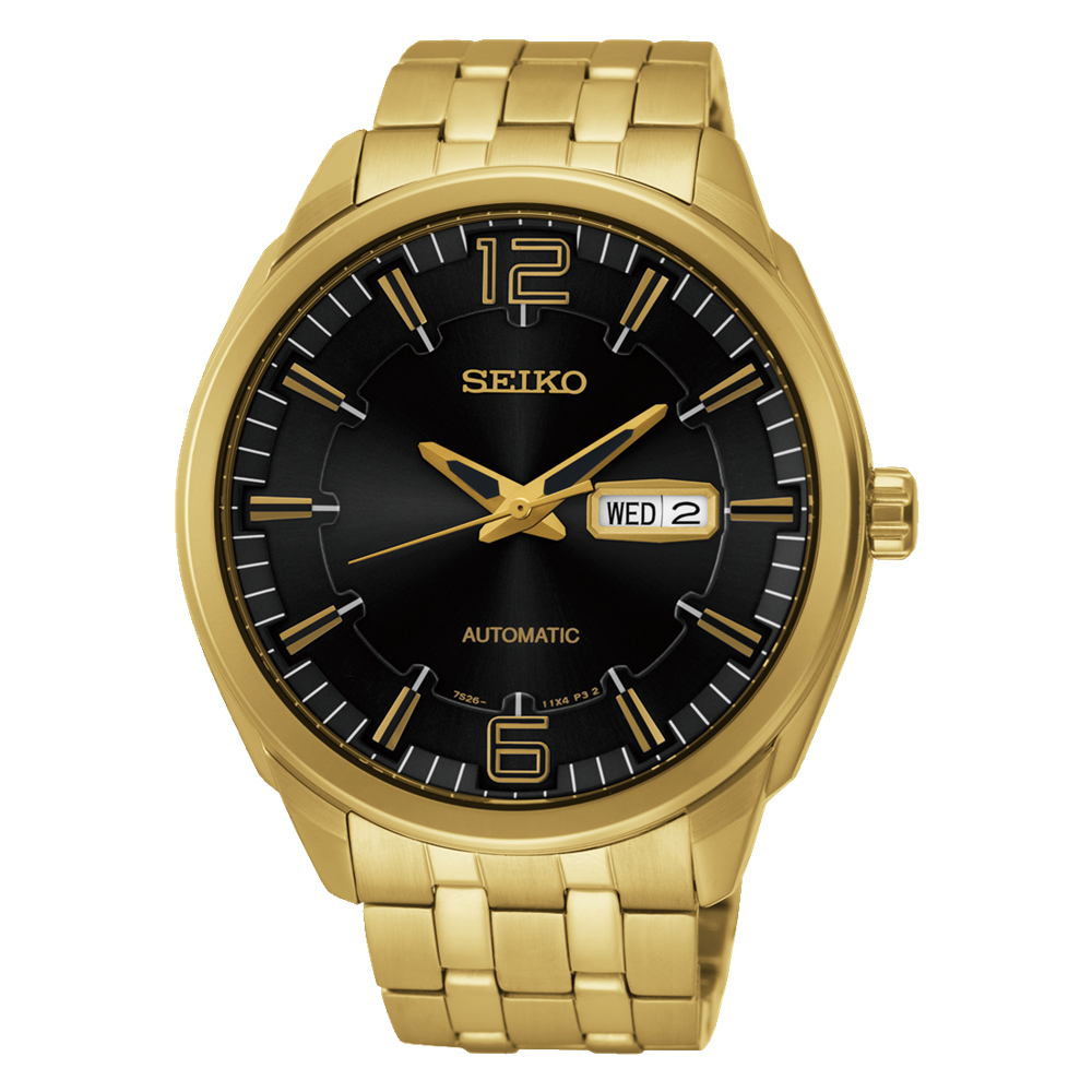 Đồng Hồ Seiko SNKN48 Nam Đen Vàng