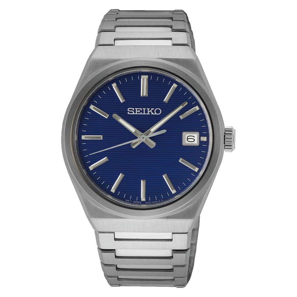 Đồng Hồ Seiko SUR555 Nam Xanh Xám