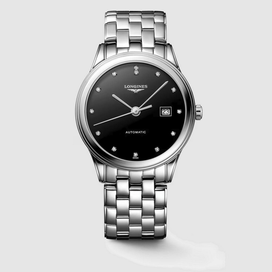 Đồng Hồ Longines Flagship Nam 40mm Đen Xám