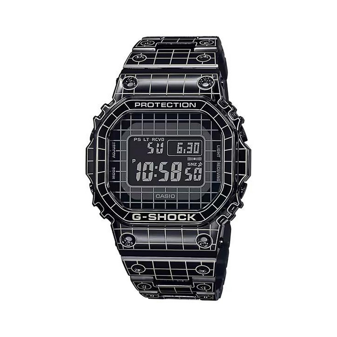 Đồng Hồ Casio Gmw-B5000Cs-1 Nam Đen Trắng