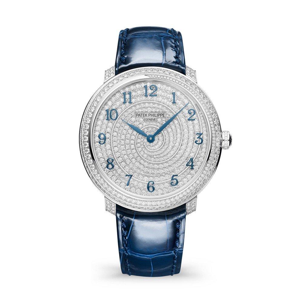 Đồng Hồ Patek Philippe Calatrava 4978-400G-001 36.5mm Nữ Xanh Xám