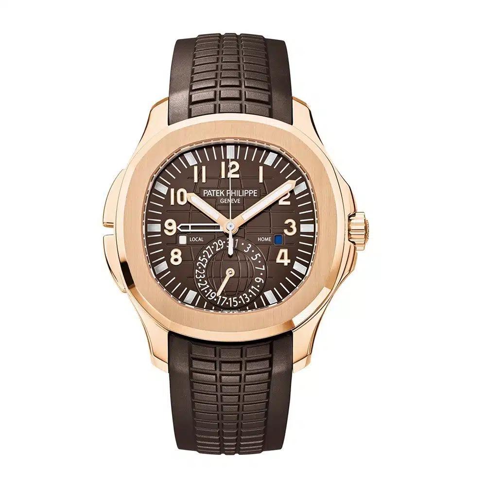 Đồng Hồ Patek Philippe Aquanaut 5164R-001 40.8mm Nam Nâu Vàng