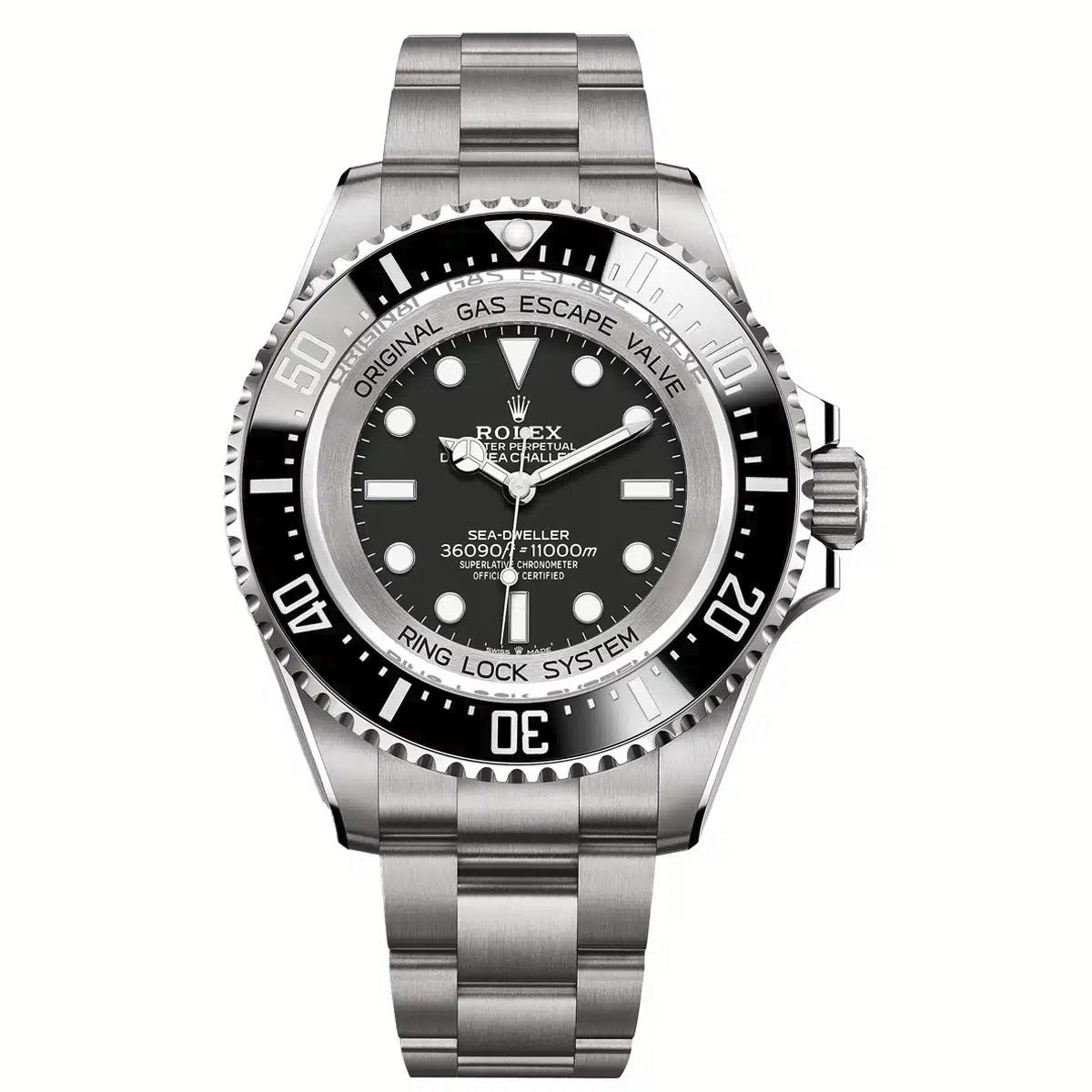 Đồng Hồ Rolex Deepsea Challenge 126067 50mm Nam Đen Bạc