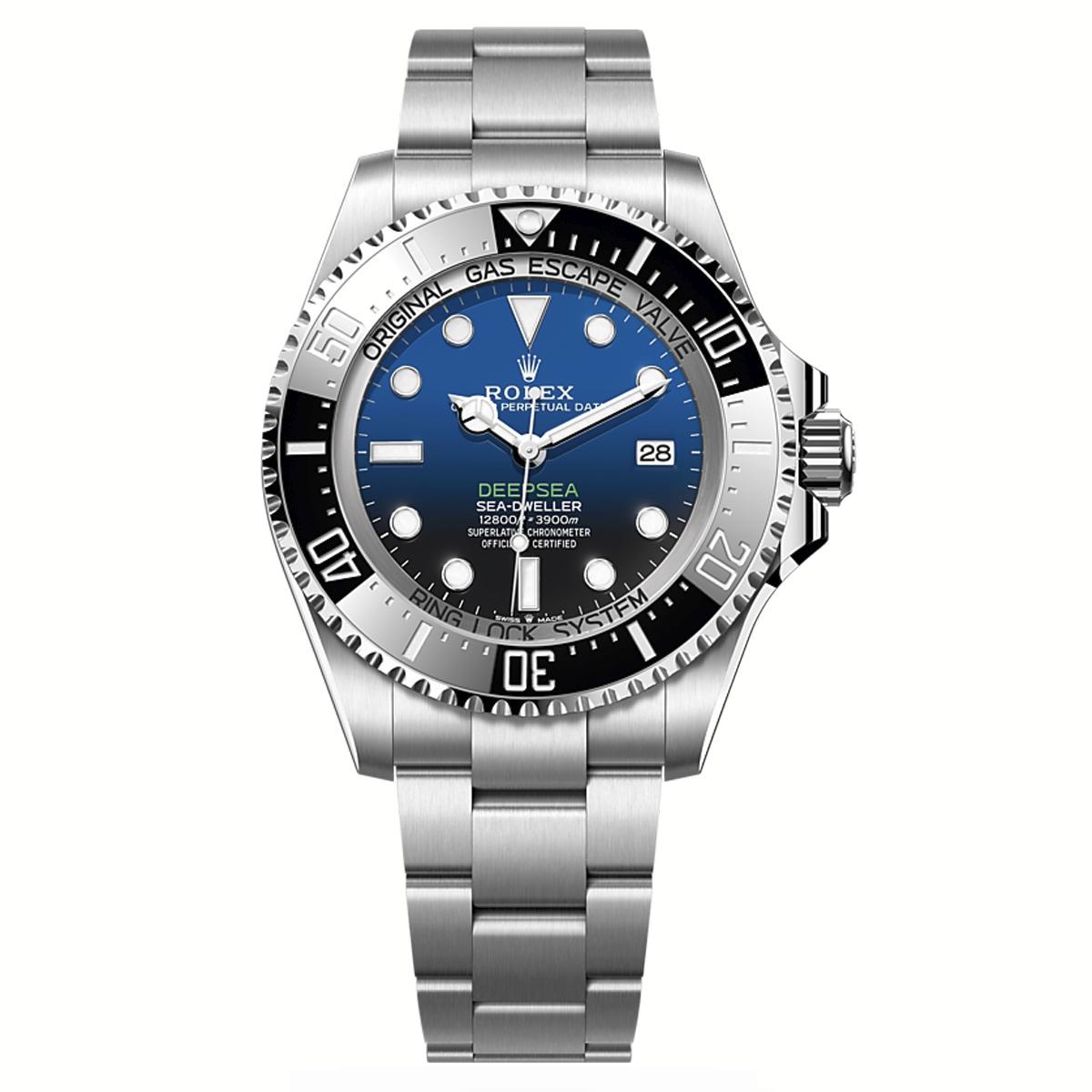 Đồng Hồ Rolex Deepsea 136660 44mm Nam Xanh Bạc