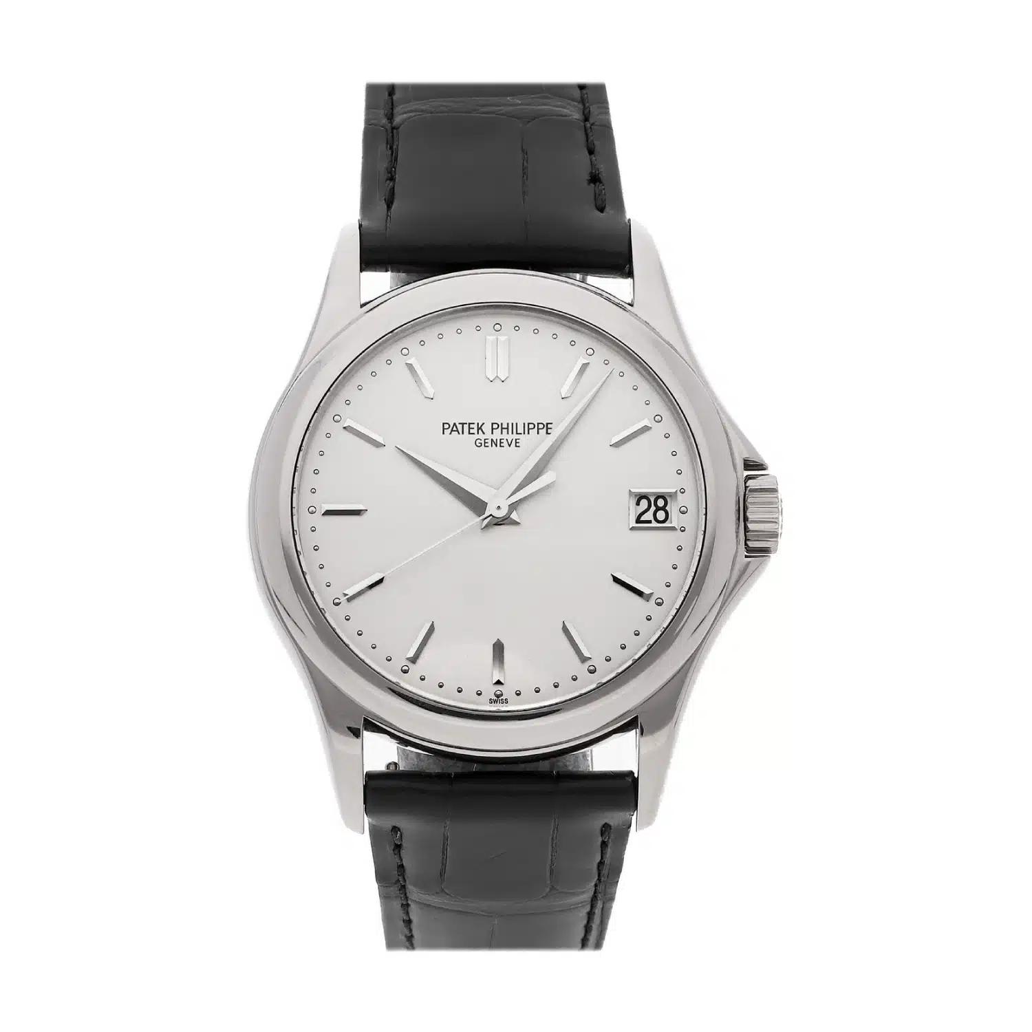 Đồng Hồ Patek Philippe Calatrava 5296G-010 38mm Nam Xám Đen