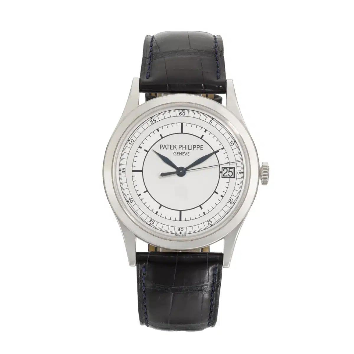 Đồng Hồ Patek Philippe Calatrava 5296G-001 38mm Nam Xám Đen