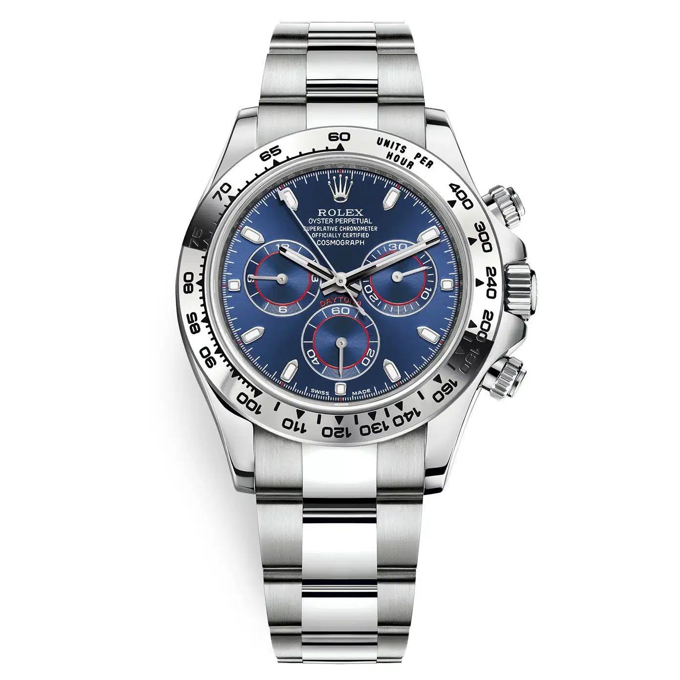 Đồng Hồ Rolex Cosmograph Daytona 116509 Index 40mm Nam Xanh Xám