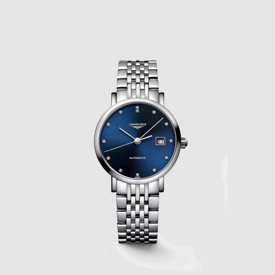 Đồng Hồ Longines The Longines Elegant Collection Nữ 29mm Xanh Xám