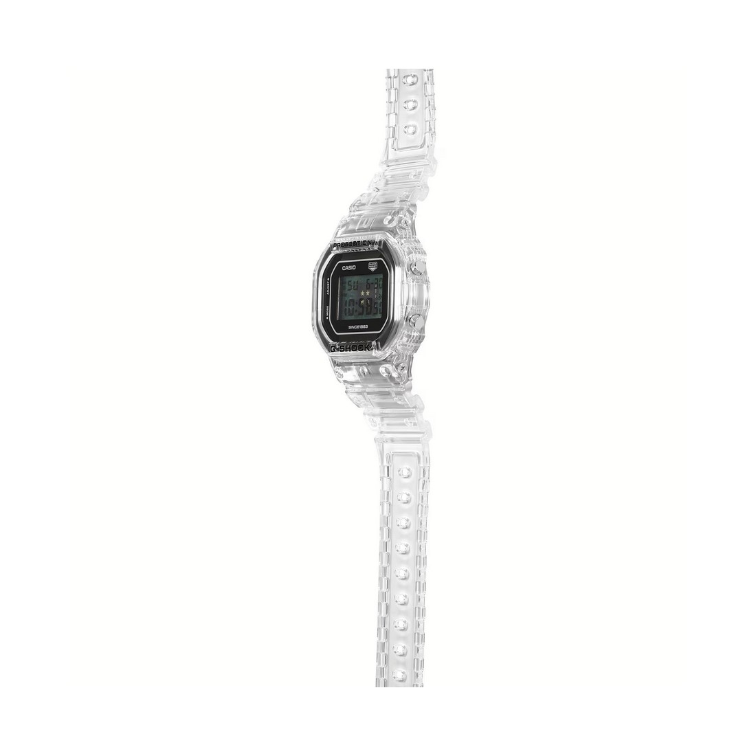 Đồng Hồ Casio Dw-5040Rx-7 Nam Đen Trong Suốt