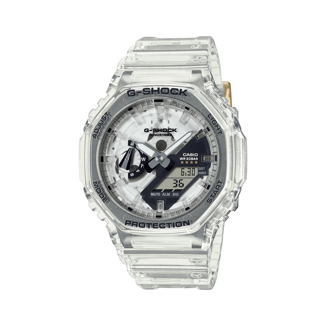 Đồng Hồ Casio Ga-2140Rx-7A Nam Đen Trong Suốt