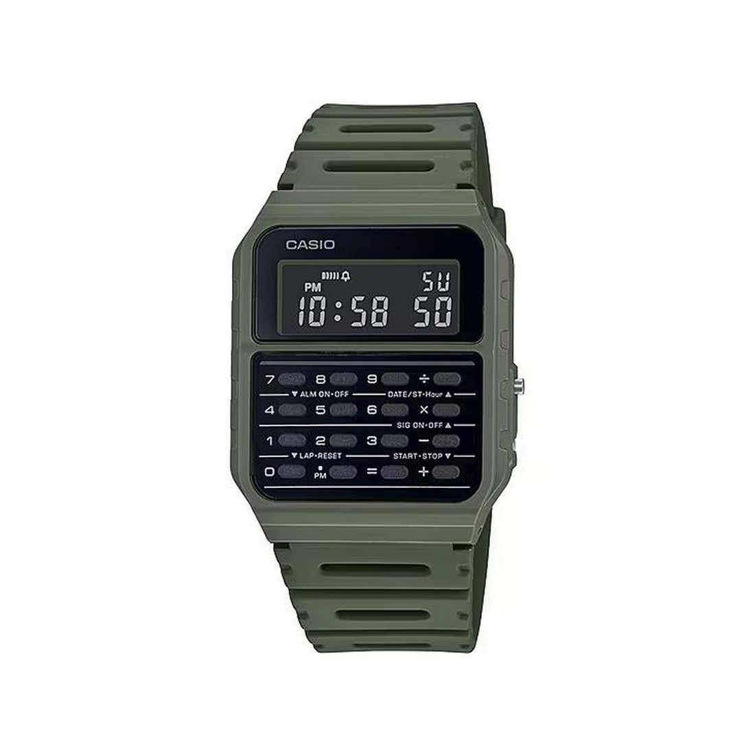 Đồng Hồ Casio Ca-53Wf-3B Nam Xanh Rêu Đen