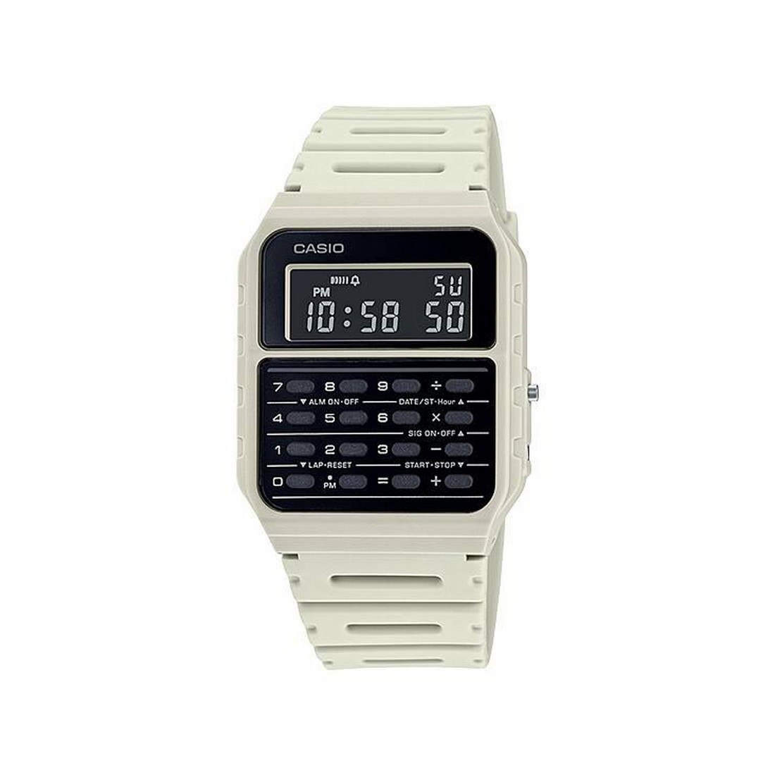 Đồng Hồ Casio Ca-53Wf-8B Nam Trắng Đen