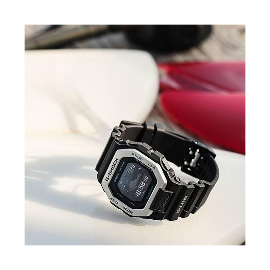 Đồng Hồ Casio Gbx-100-1 Nam Đen Xám