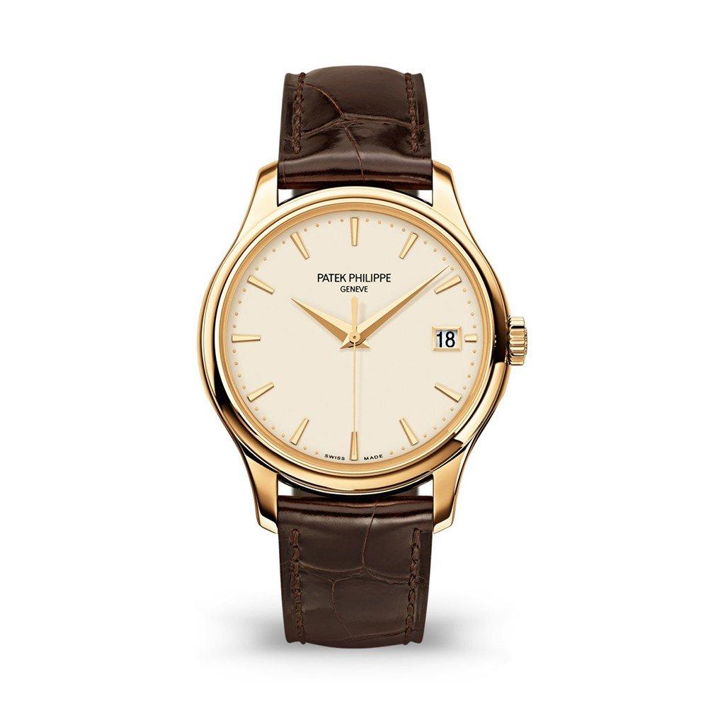 Đồng Hồ Patek Philippe Calatrava 5227J-001 39mm Nam Vàng Nâu