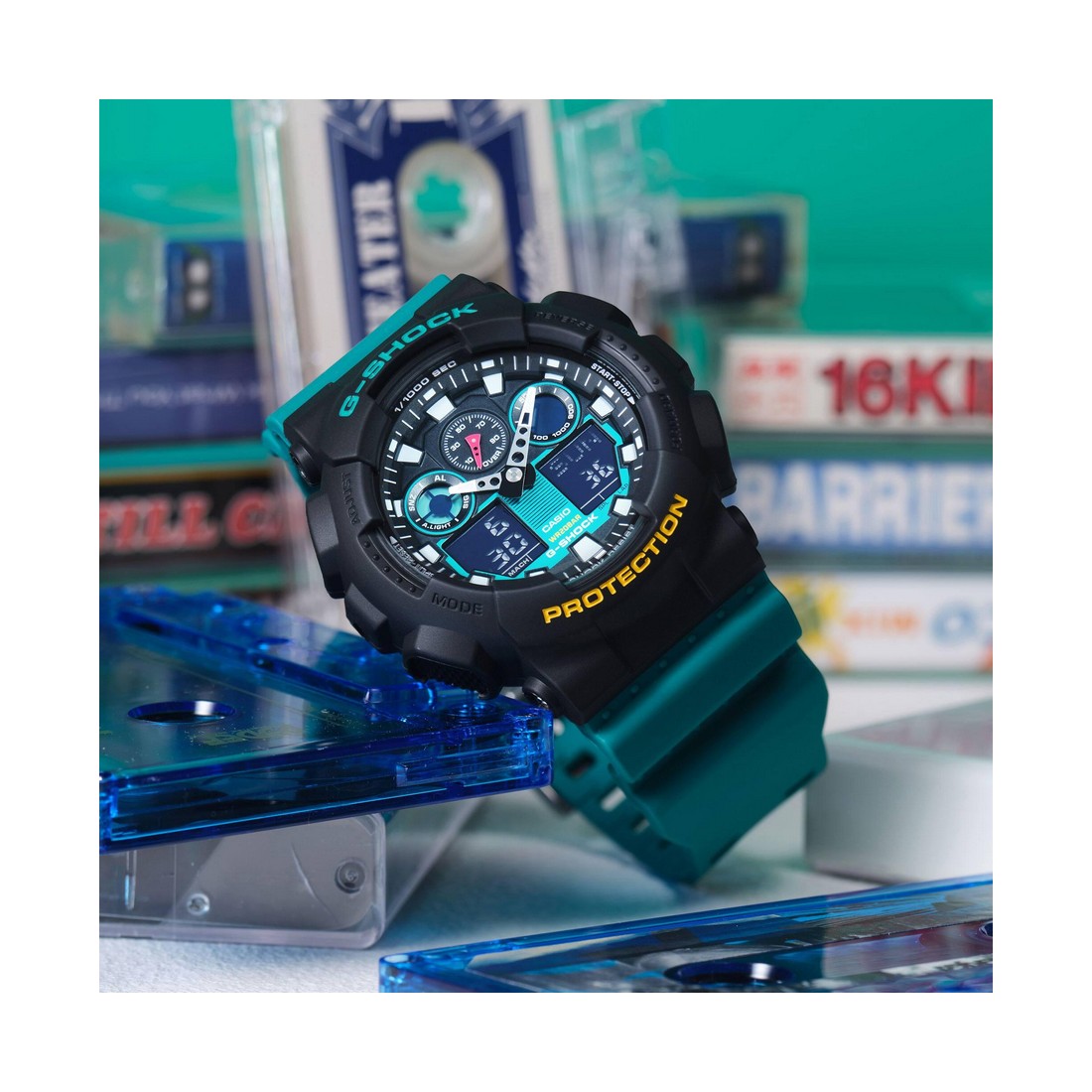 Đồng Hồ Casio Ga-100Mt-1A3 Nam Đen Xanh Lá