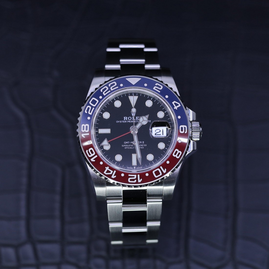 Đồng Hồ Rolex GMT-Master II 126710BLRO 40mm Nam Đen Xanh Đỏ