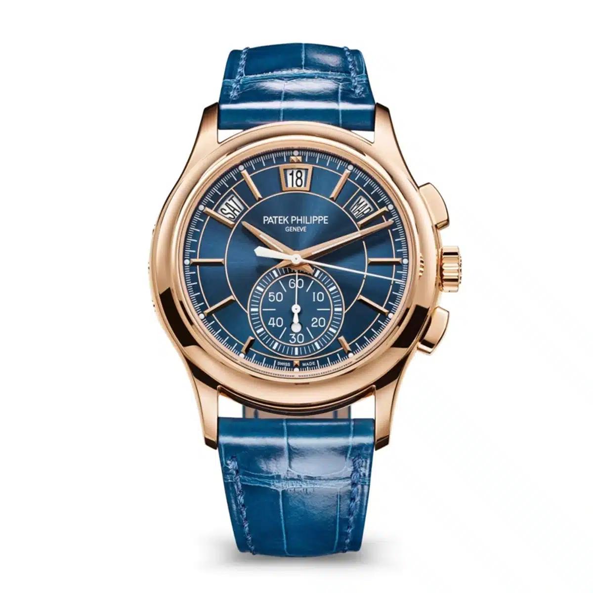 Đồng Hồ Patek Philippe Complications 5905R-010 42mm Nam Xanh Vàng Hồng