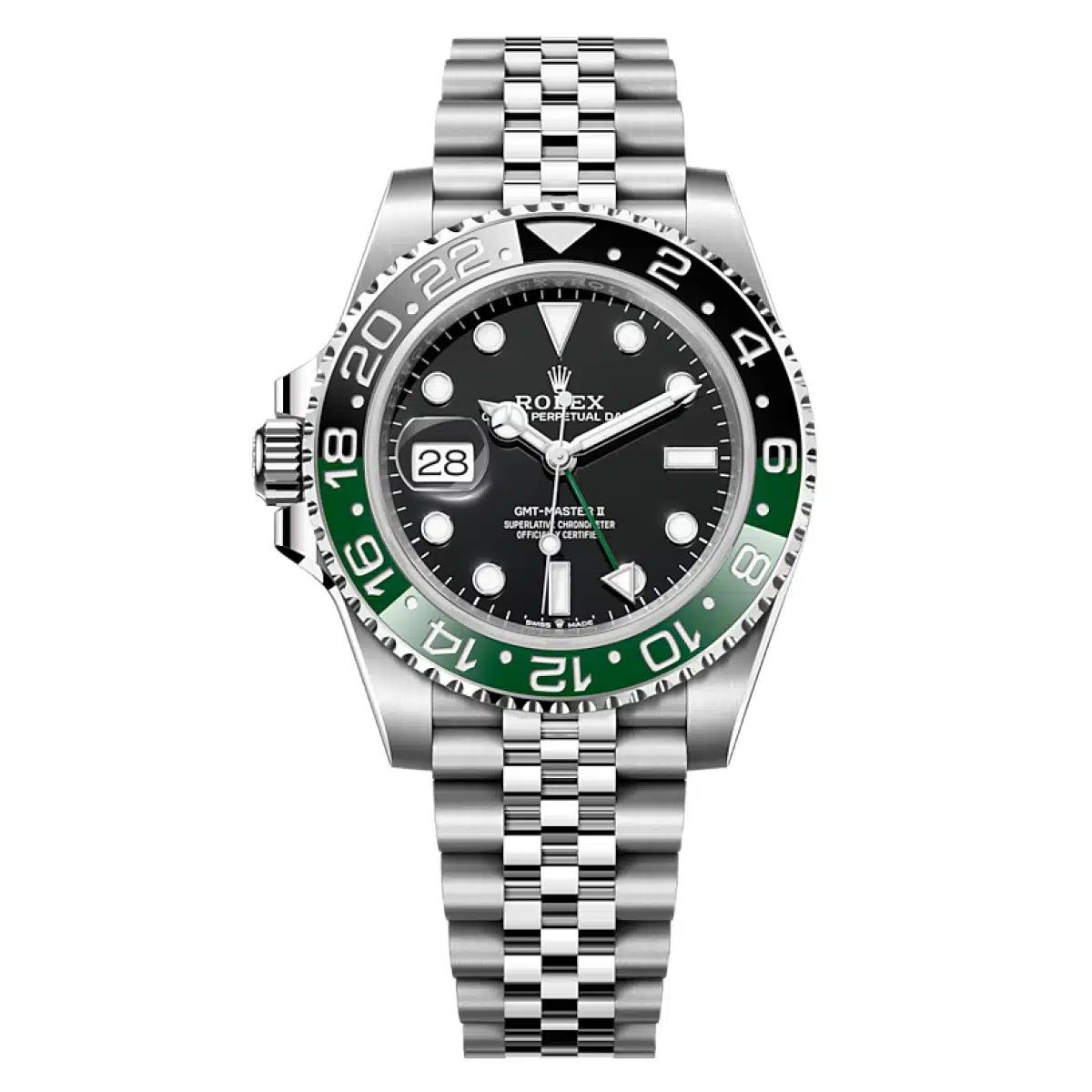 Đồng Hồ Rolex Sprite GMT-Master II 126720VTNR 40mm Nam Đen Xám