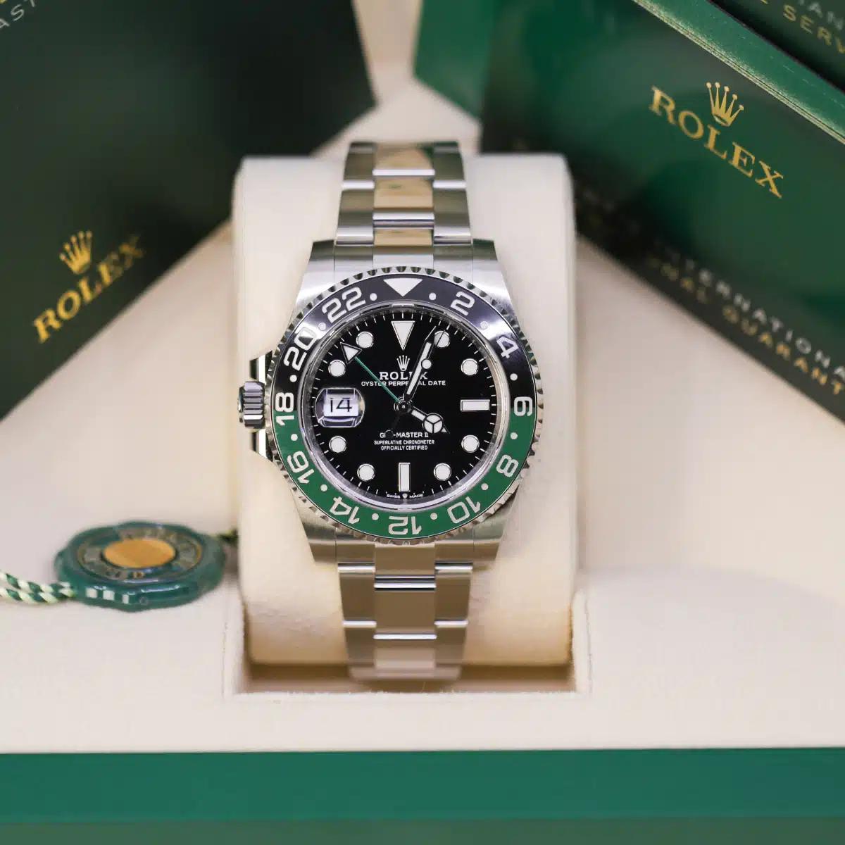 Đồng Hồ Rolex Sprite GMT-Master II 126720VTNR 40mm Nam Xám Đen