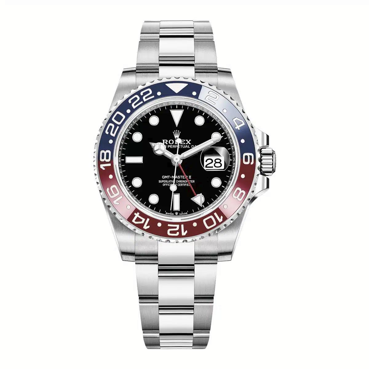 Đồng Hồ Rolex GMT-Master II 126710BLRO 40mm Nam Đen Xanh Đỏ