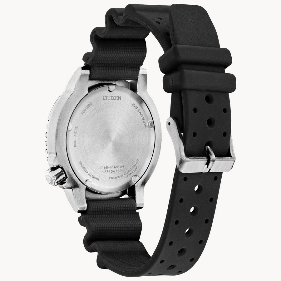 Đồng Hồ Citizen Promaster Dive Nam Xanh Xám Đen